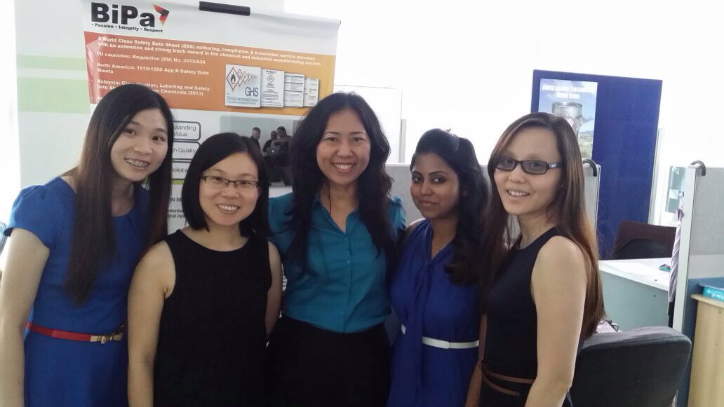 Ally, Wai Ching, Dawina, Geetha and Joanne Jan 2017