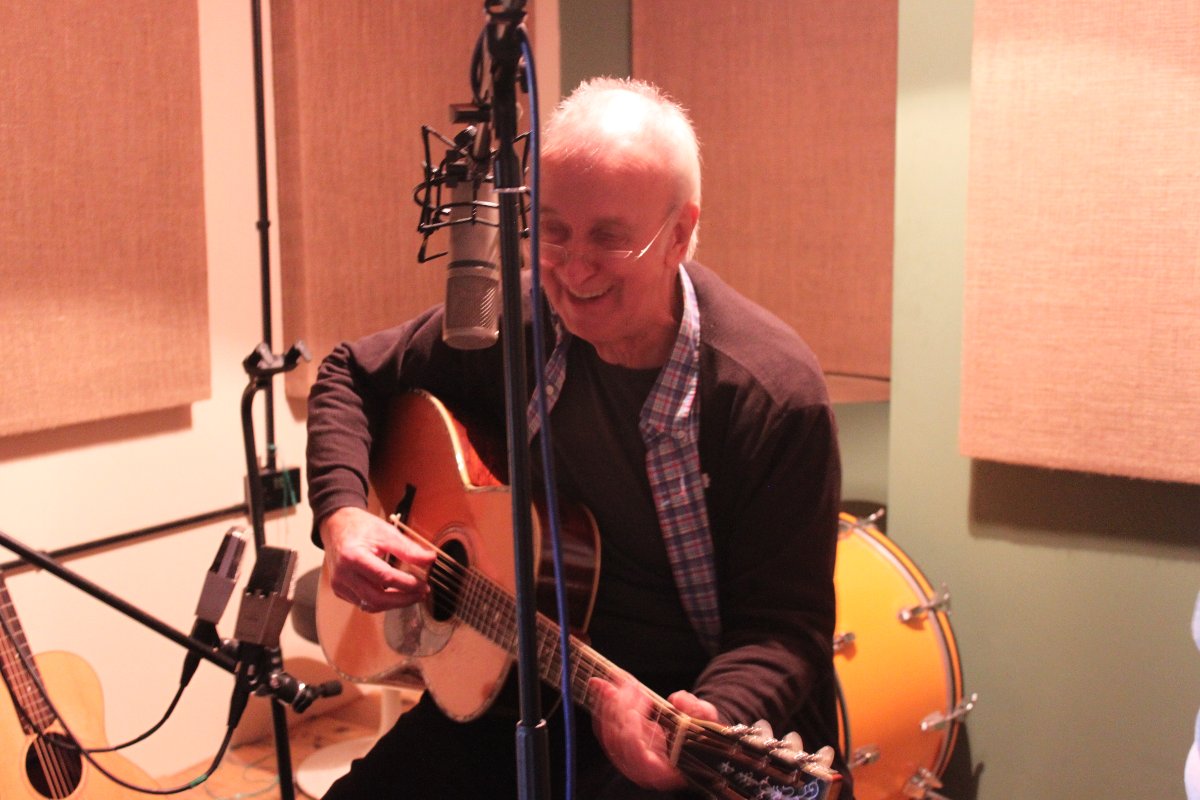 Dave recording a new CD Christmas 2016